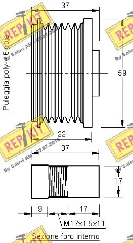 Alternator Freewheel Clutch