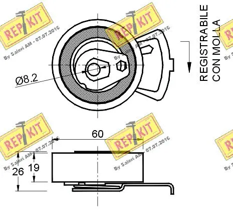 Tensioner Pulley, timing belt