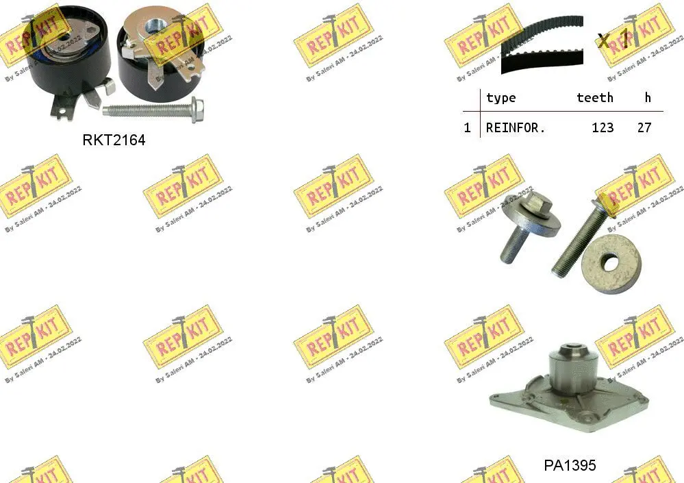 Water Pump & Timing Belt Kit (RKTK0863PA2)
