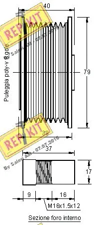 Alternator Freewheel Clutch