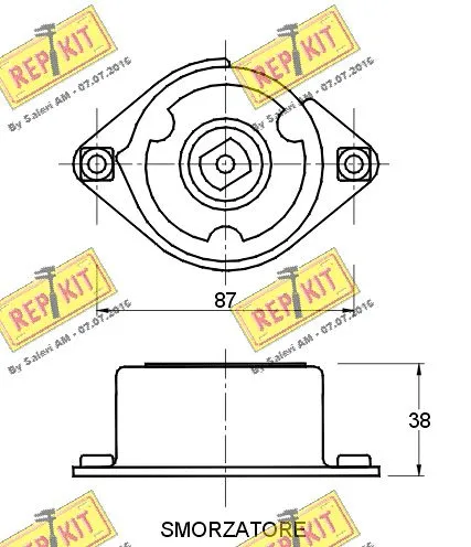 Belt Tensioner, V-ribbed belt