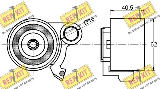 Tensioner Pulley, timing belt
