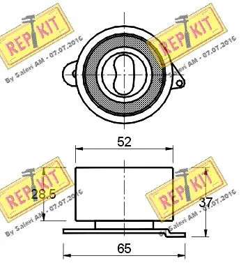 Tensioner Pulley, timing belt