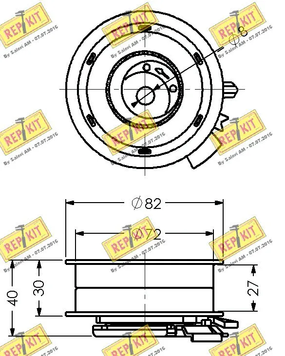 Tensioner Pulley, timing belt