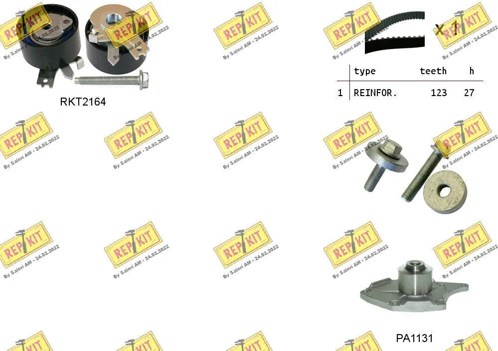 Water Pump & Timing Belt Kit (RKTK0863PA)