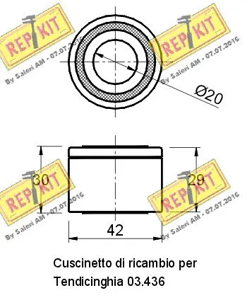 Deflection/Guide Pulley, V-ribbed belt