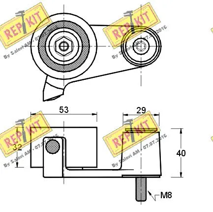 Tensioner Pulley, timing belt