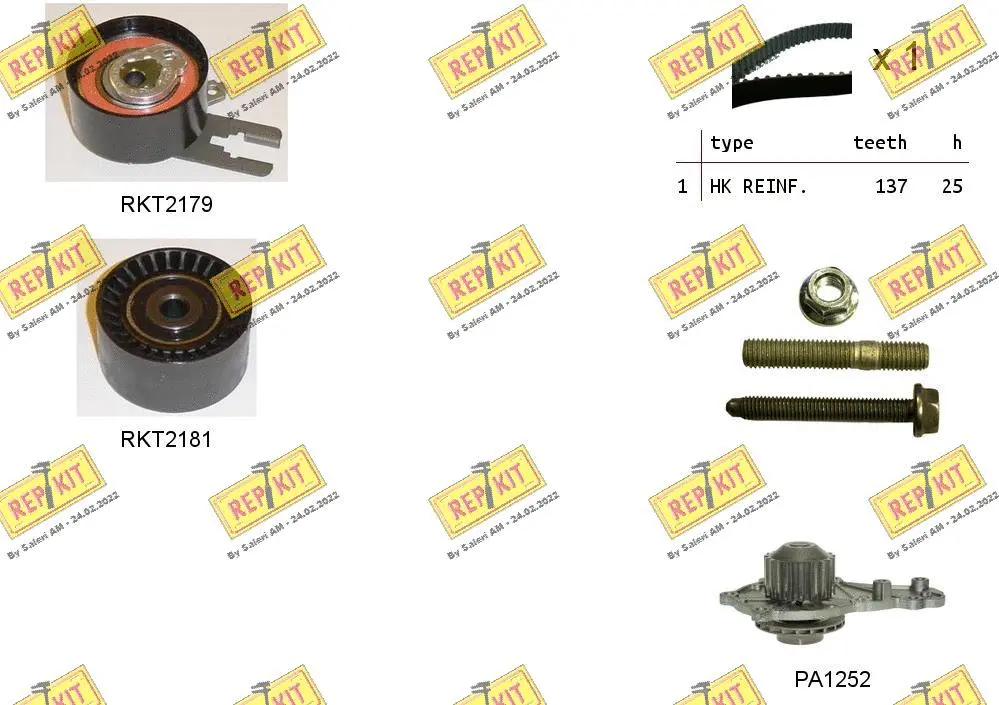 Water Pump & Timing Belt Kit (RKTK0864PA)
