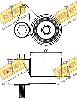 Tensioner Pulley, timing belt