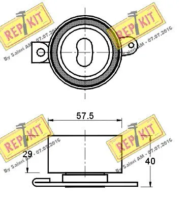 Tensioner Pulley, timing belt