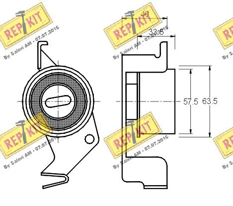 Tensioner Pulley, timing belt