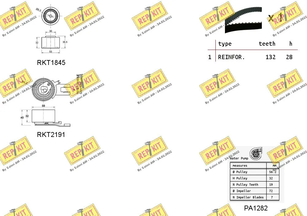 Water Pump & Timing Belt Kit
