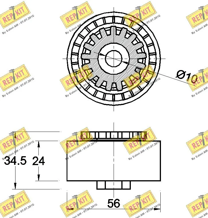 Belt Tensioner, V-ribbed belt