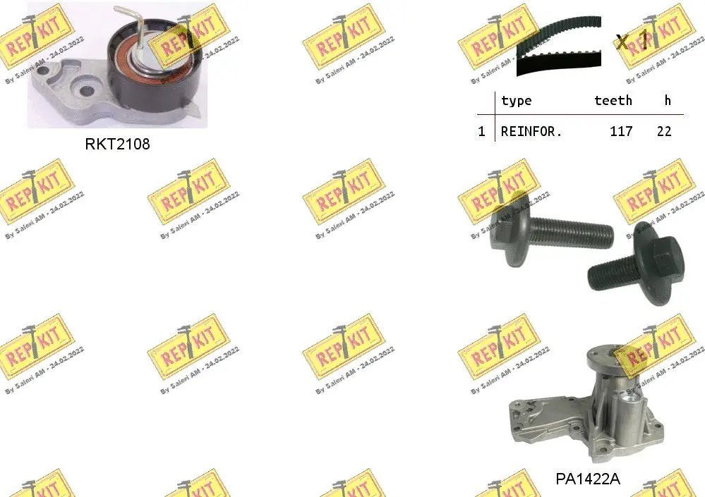 Water Pump & Timing Belt Kit (RKTK0869PA2)