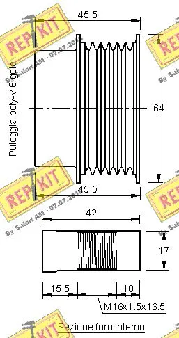 Alternator Freewheel Clutch