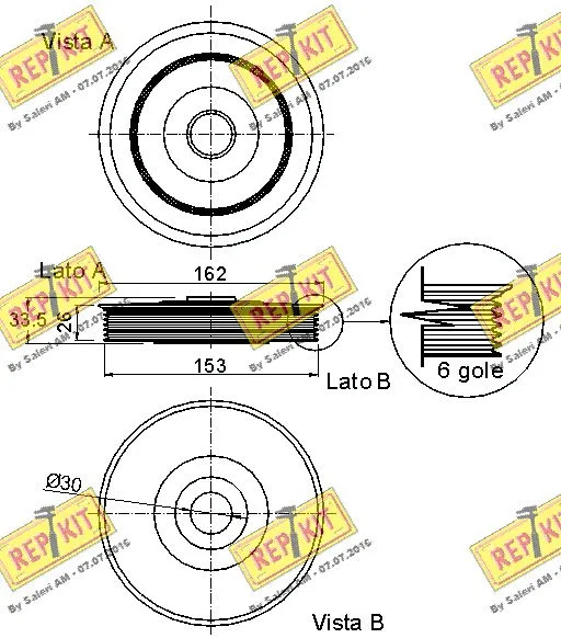 Belt Pulley, crankshaft