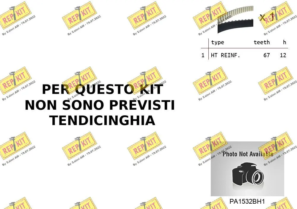 Water Pump & Timing Belt Kit (RKTK0B04PA3)