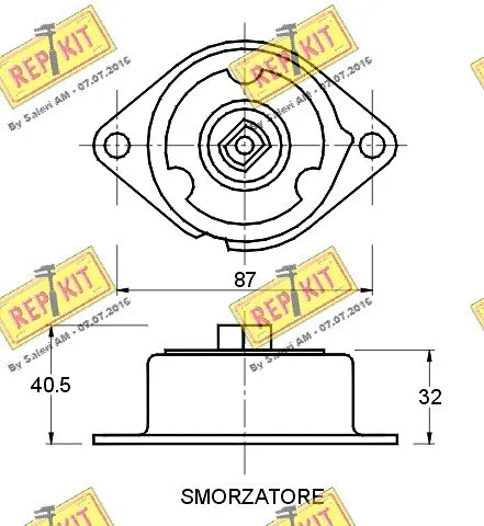 Belt Tensioner, V-ribbed belt