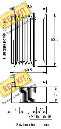 Alternator Freewheel Clutch