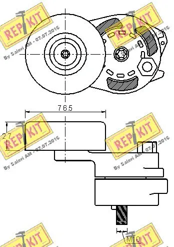 Belt Tensioner, V-ribbed belt