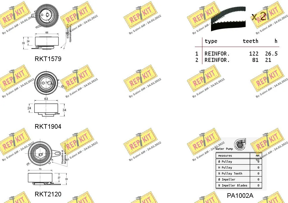 Water Pump & Timing Belt Kit