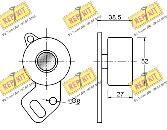 Tensioner Pulley, timing belt