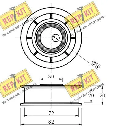 Tensioner Pulley, timing belt