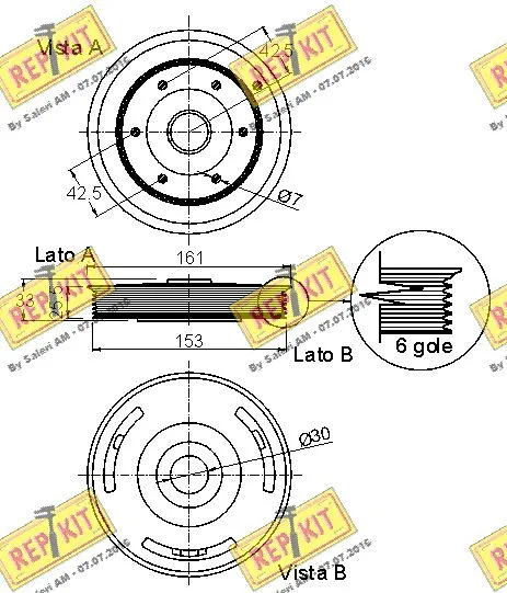 Belt Pulley, crankshaft
