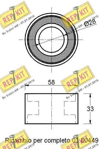 Tensioner Pulley, timing belt