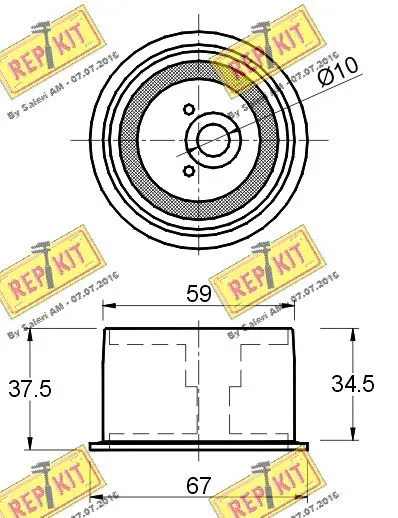 Tensioner Pulley, timing belt
