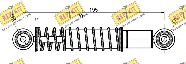Vibration Damper, V-ribbed belt