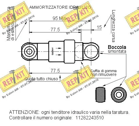 Vibration Damper, V-ribbed belt