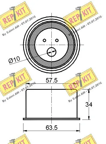 Tensioner Pulley, timing belt