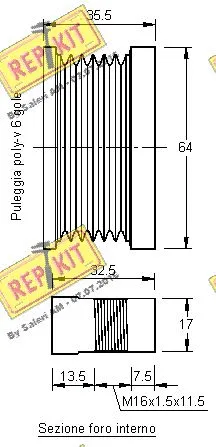 Alternator Freewheel Clutch