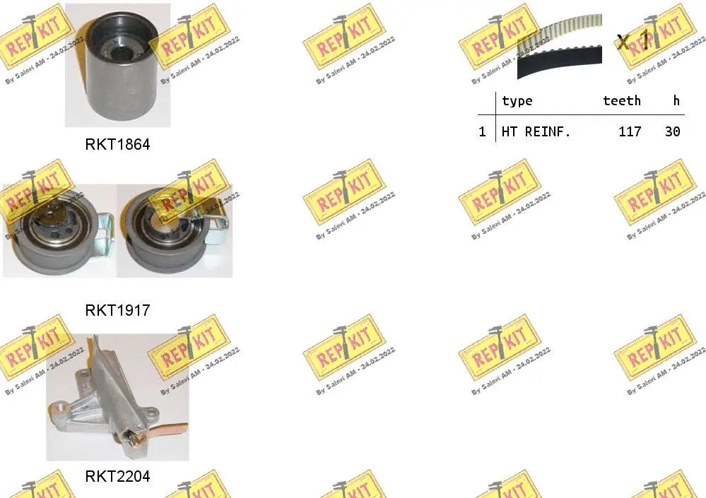 Timing Belt Kit (RKTK1053)