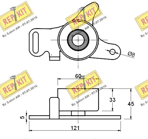 Tensioner Pulley, timing belt