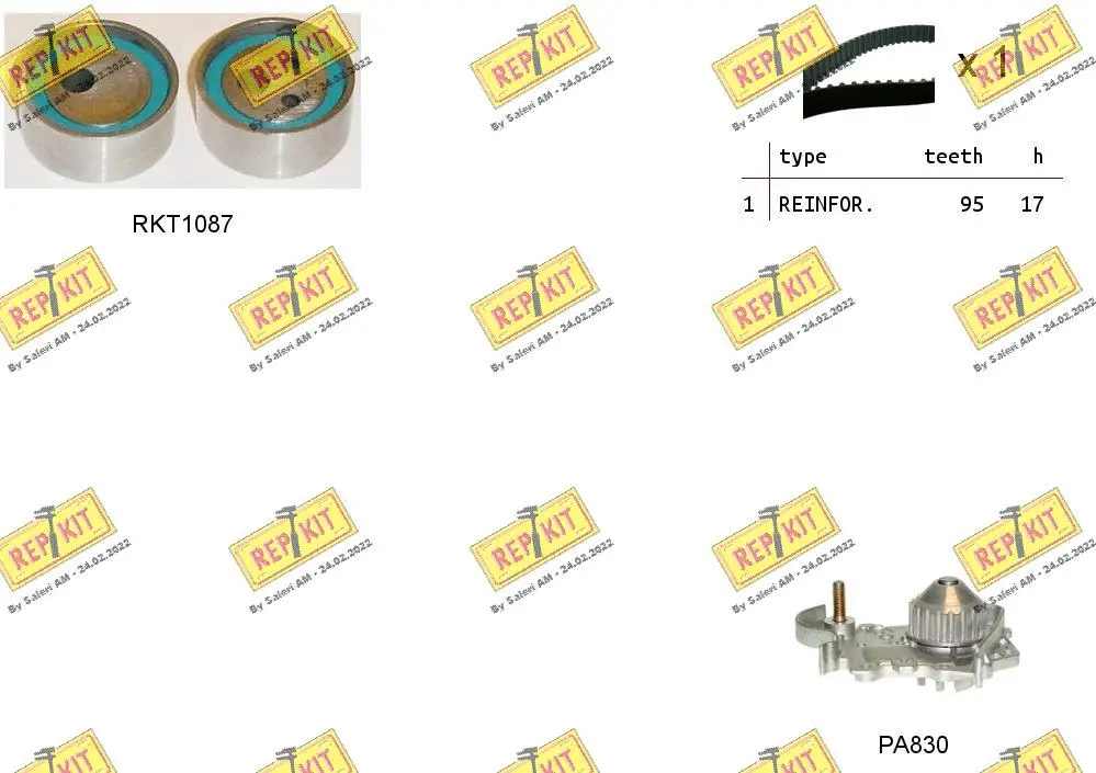 Water Pump & Timing Belt Kit (RKTK0840PA)