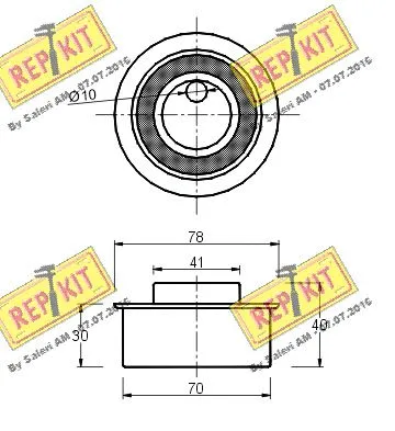 Tensioner Pulley, timing belt