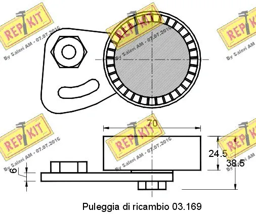 Belt Tensioner, V-ribbed belt