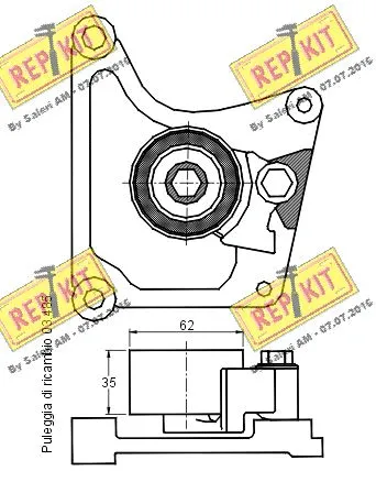 Tensioner Pulley, timing belt