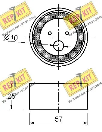 Tensioner Pulley, timing belt