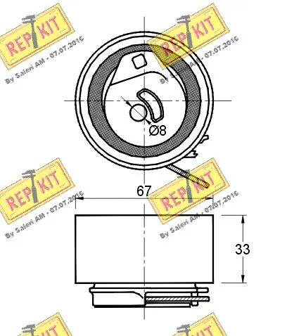 Tensioner Pulley, timing belt