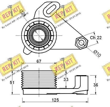 Tensioner Pulley, timing belt