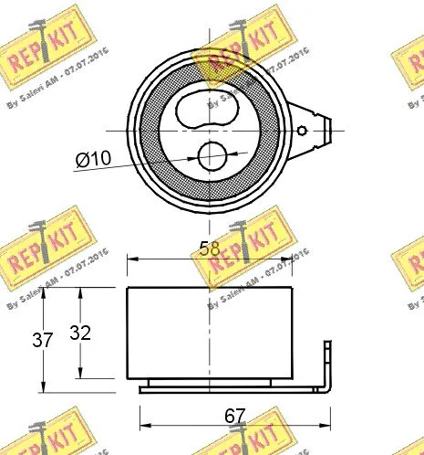 Tensioner Pulley, timing belt