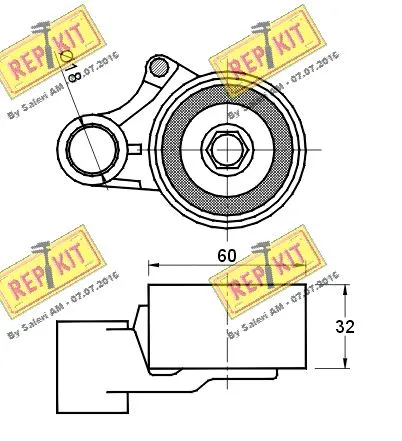 Tensioner Pulley, timing belt