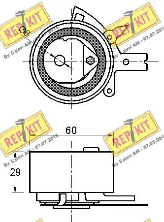 Tensioner Pulley, timing belt