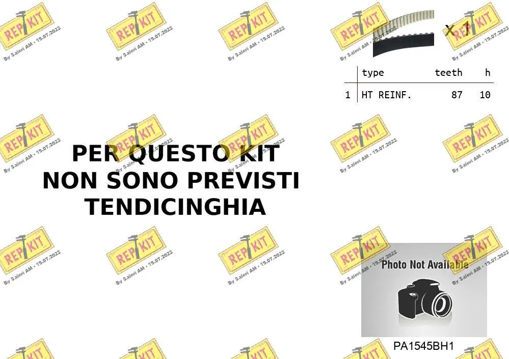 Water Pump & Timing Belt Kit (RKTK0B03PA3)