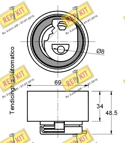 Tensioner Pulley, timing belt