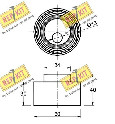 Tensioner Pulley, timing belt