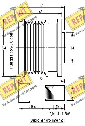 Alternator Freewheel Clutch
